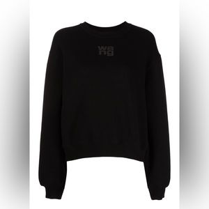 Alexander Wang logo-print crewneck sweatshirt